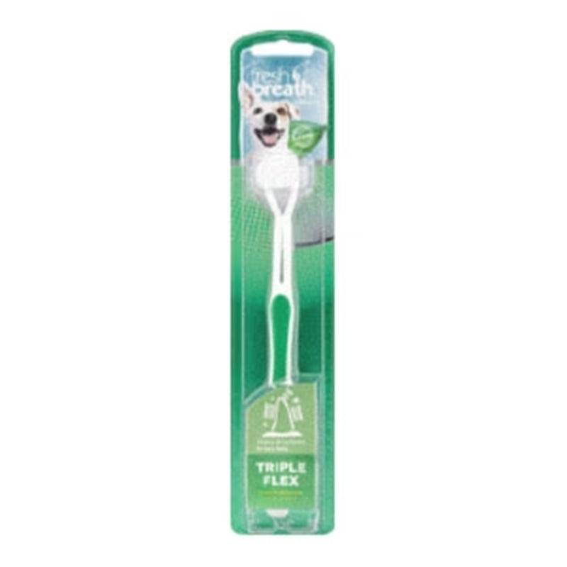 Tropiclean Fresh Breath Tripleflex Toothbrush for Dogs